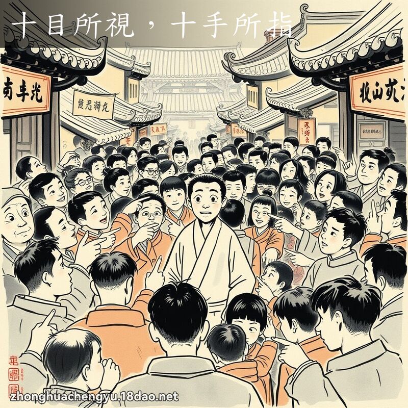 十目所視,十手所指 配图