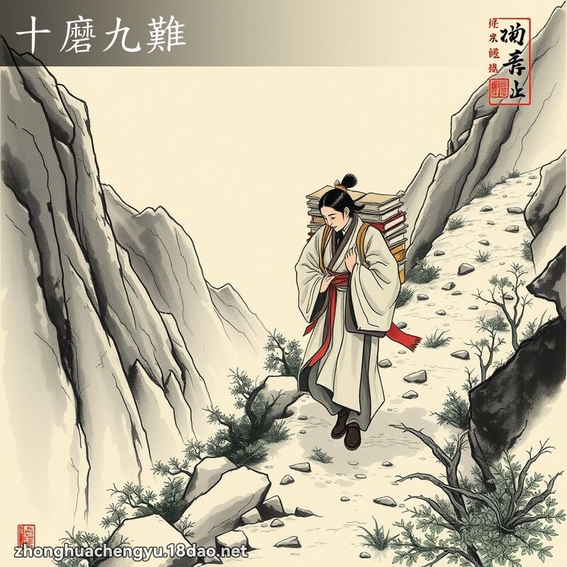 十磨九難 配图