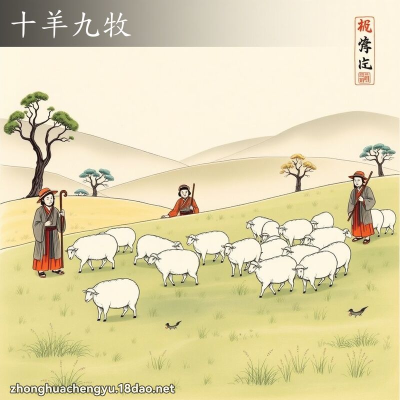 十羊九牧 配图