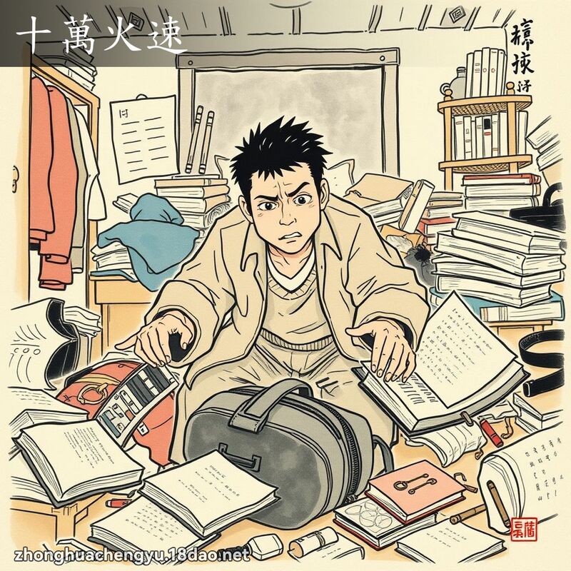 十萬火速 配图