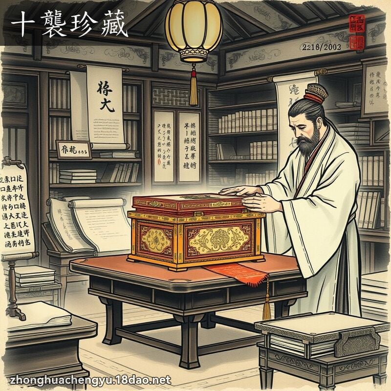 十襲珍藏 配图