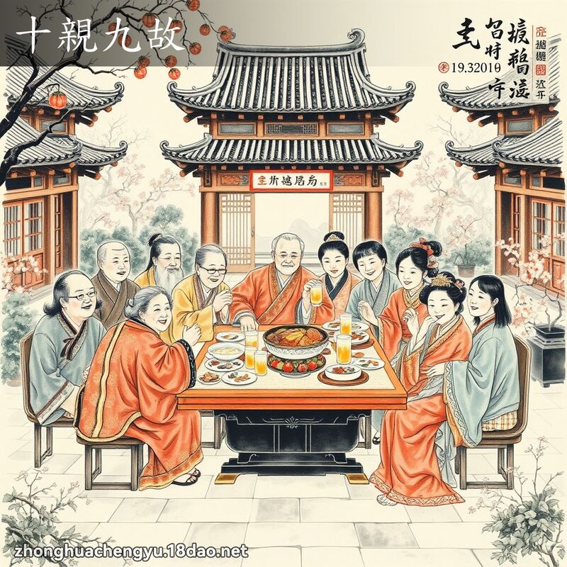 十親九故 配图