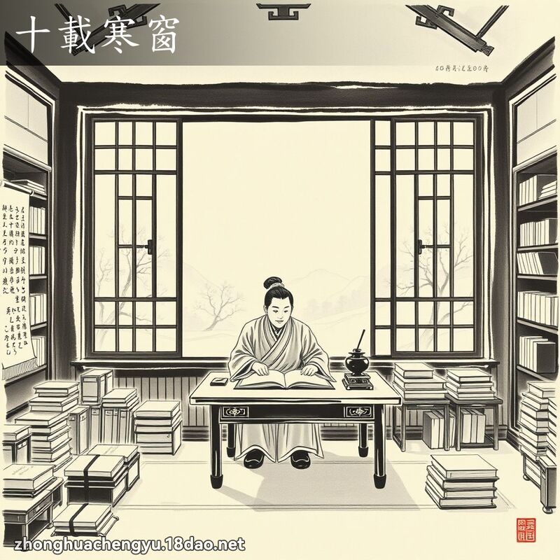 十載寒窗 配图