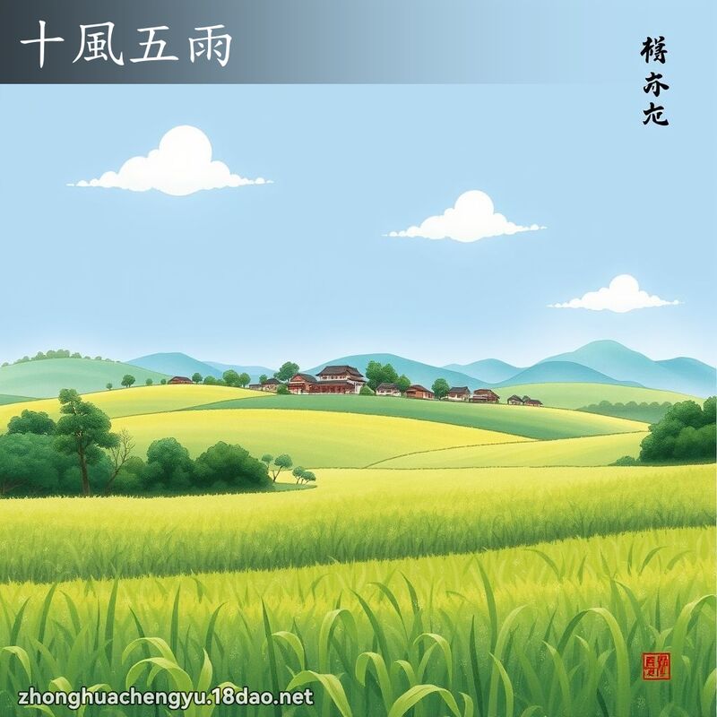 十風五雨 配图