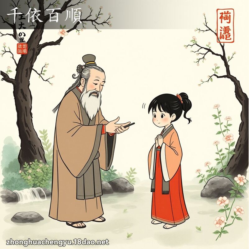 千依百順 配图