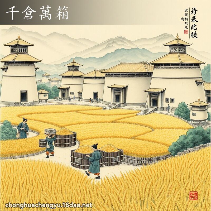千倉萬箱 配图