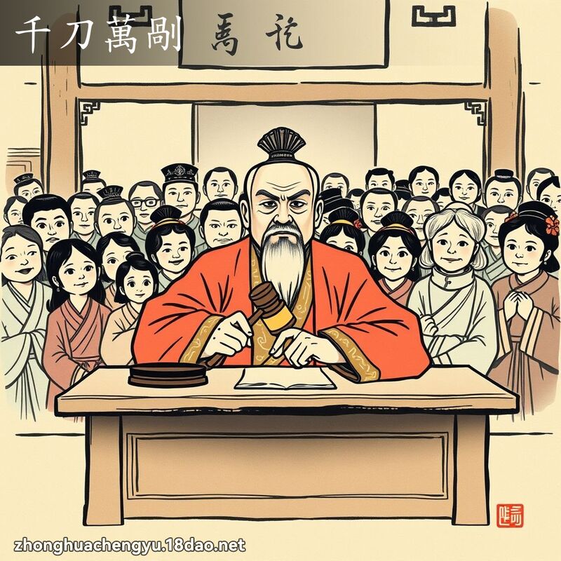 千刀萬剮 配图