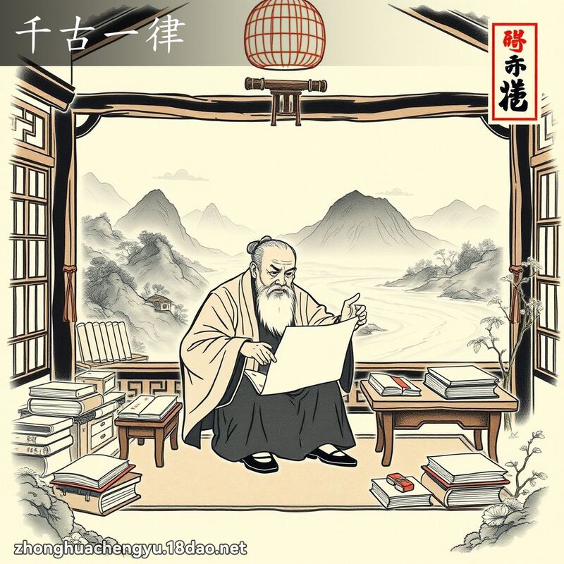 千古一律 配图