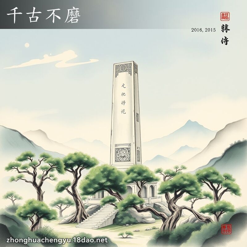 千古不磨 配图
