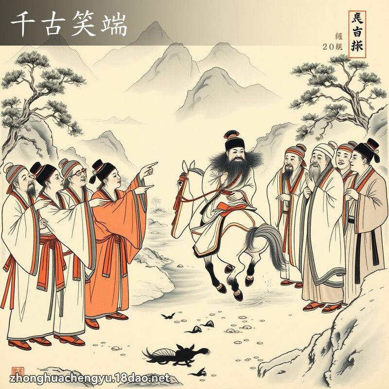 千古笑端 配图