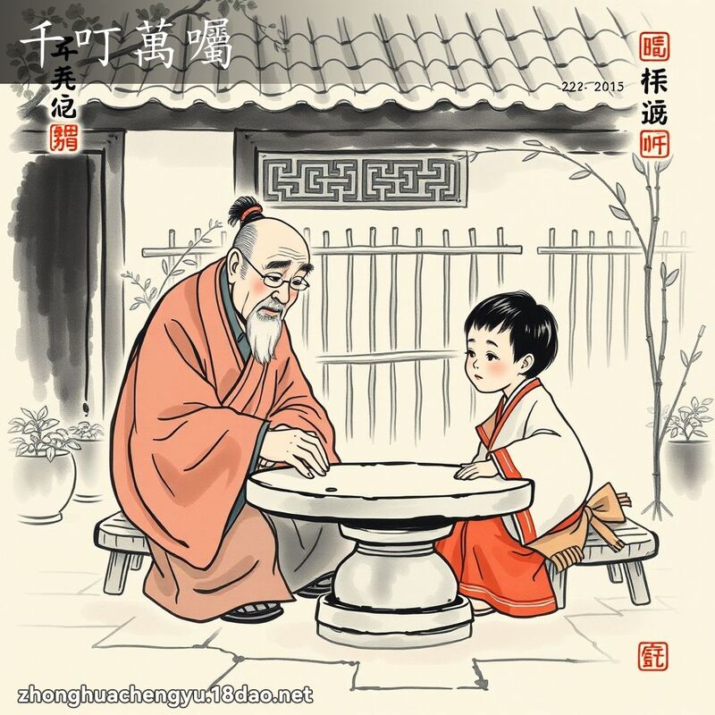 千叮萬囑 配图
