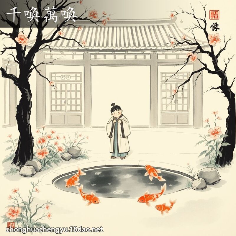 千喚萬喚 配图