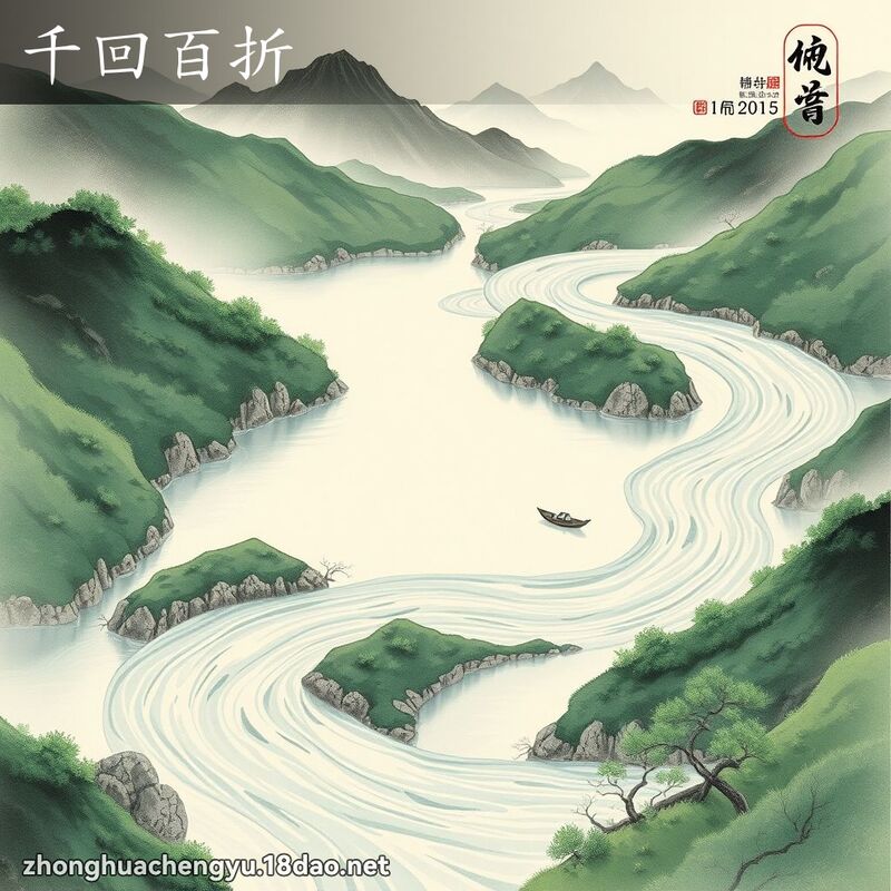 千回百折 配图