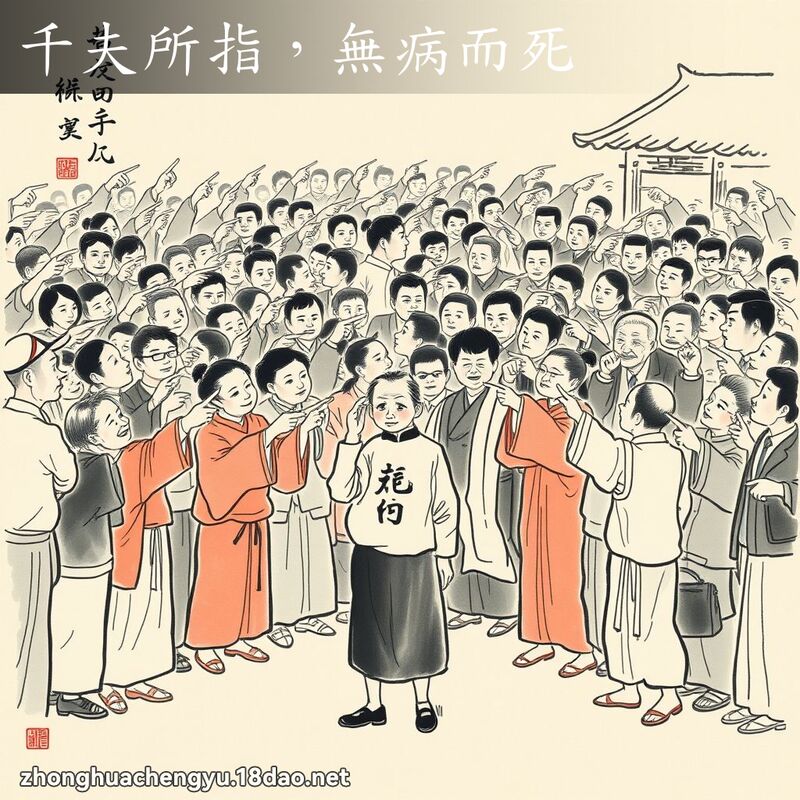 千夫所指,無病而死 配图