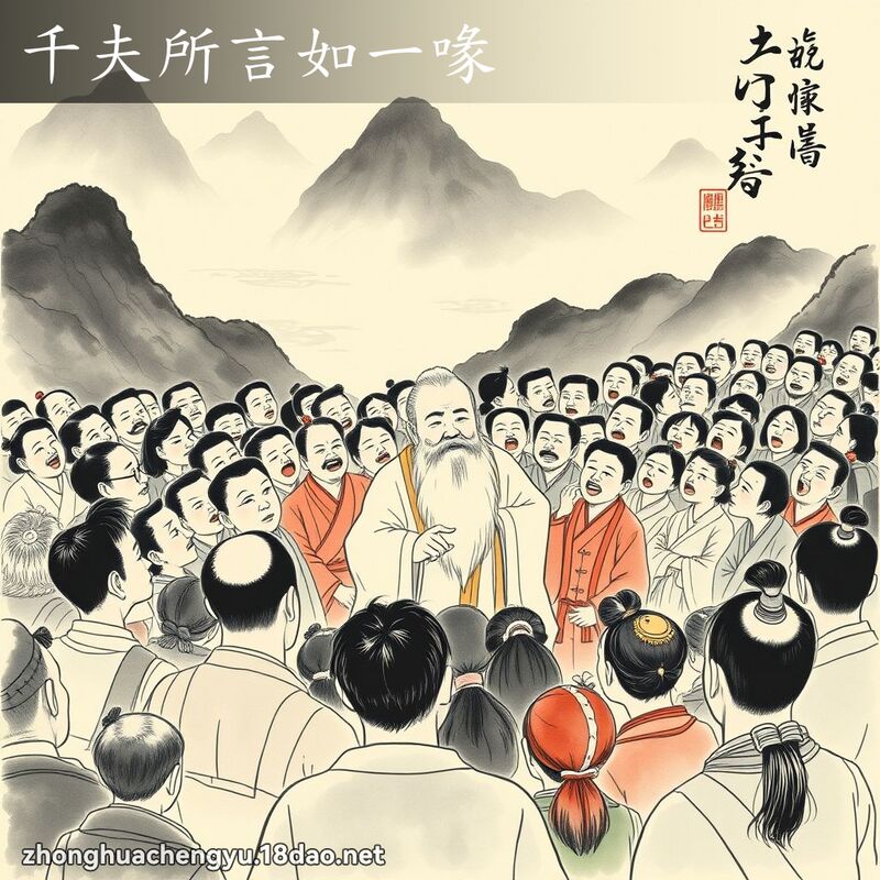 千夫所言如一喙 配图
