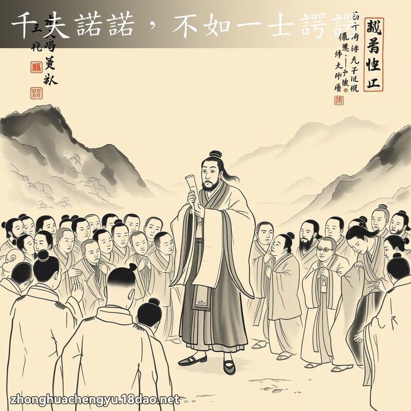 千夫諾諾,不如一士諤諤 配图
