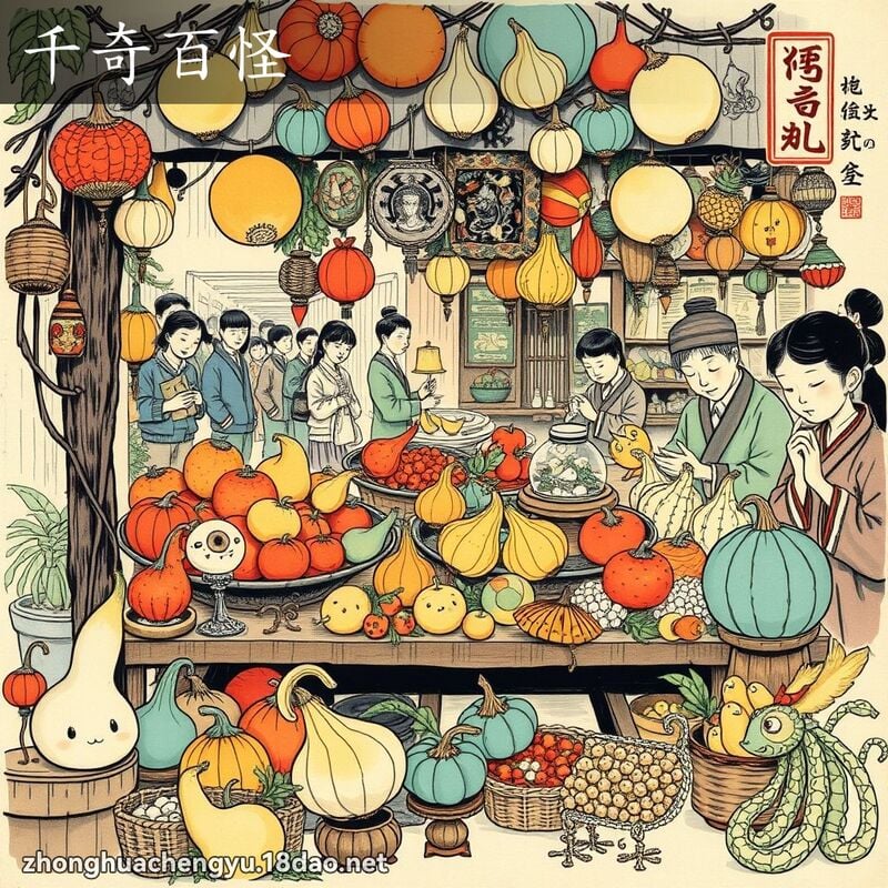 千奇百怪 配图
