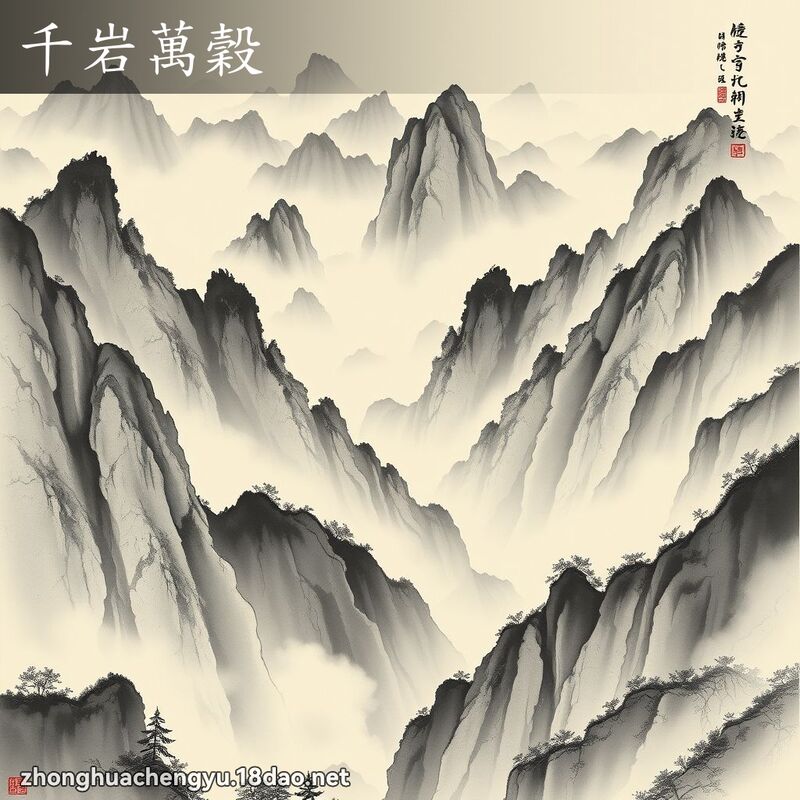 千岩萬穀 配图