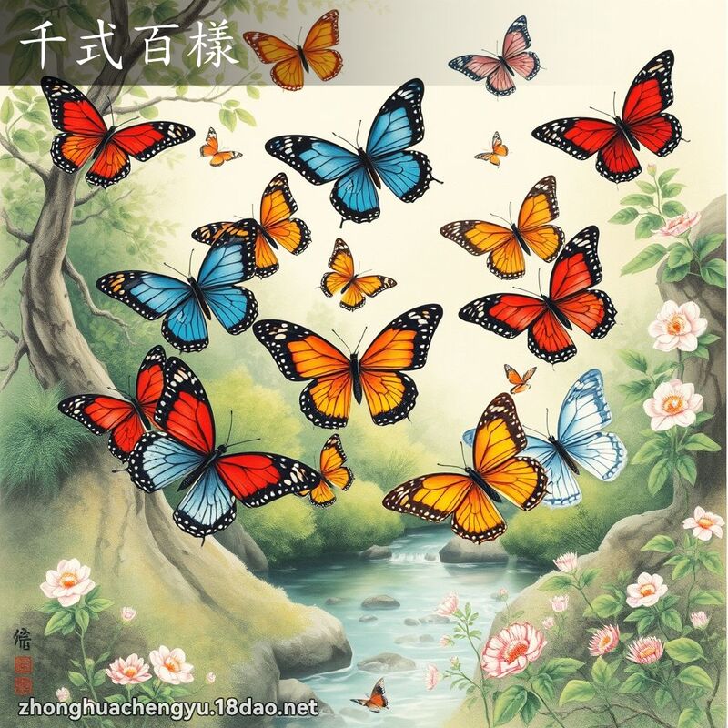千式百樣 配图