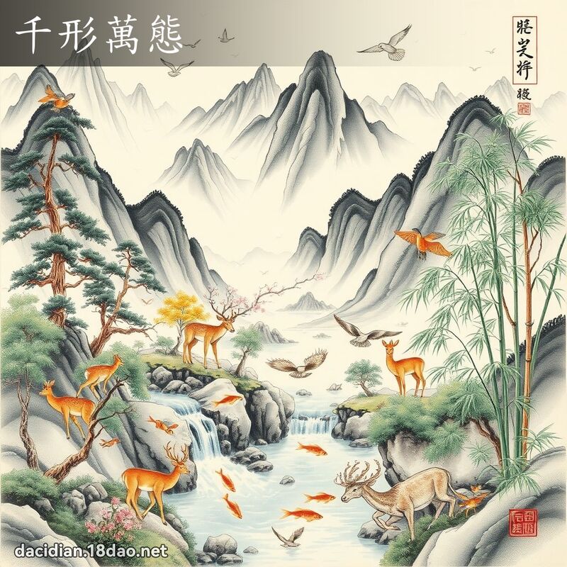 千形萬態 - 中華成語配圖