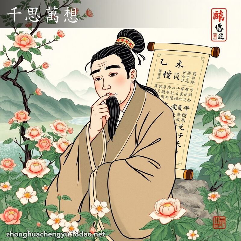 千思萬想 配图