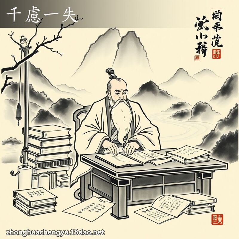 千慮一失 配图