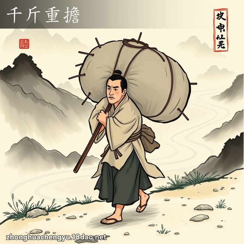 千斤重擔 配图