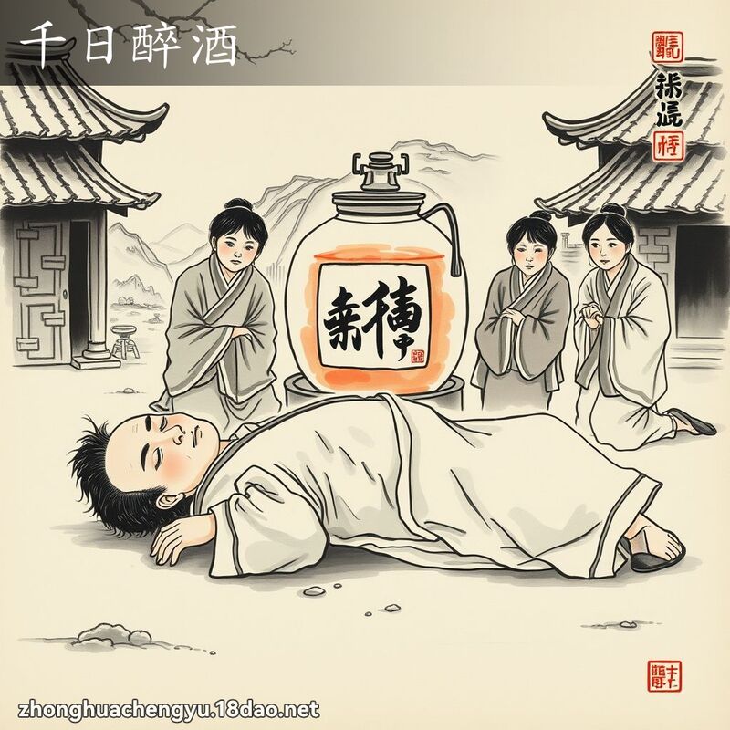 千日醉酒 配图