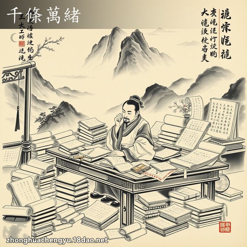千條萬緒 配图