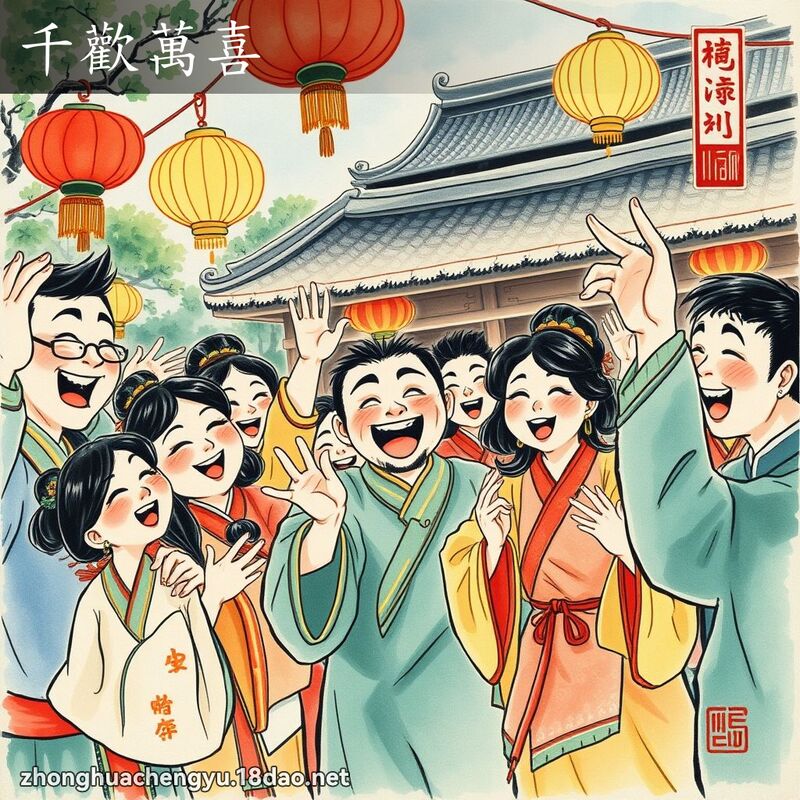 千歡萬喜 配图