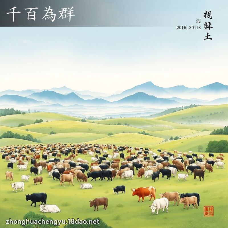 千百為群 配图