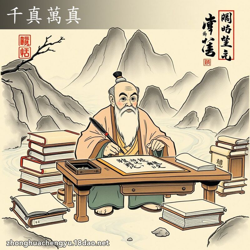 千真萬真 配图
