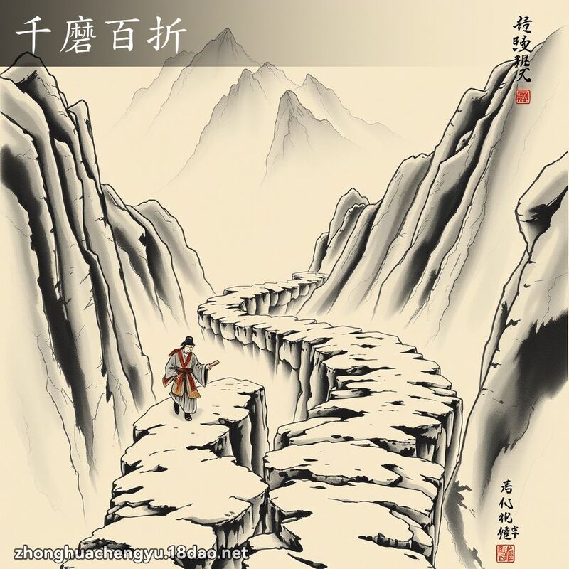 千磨百折 配图