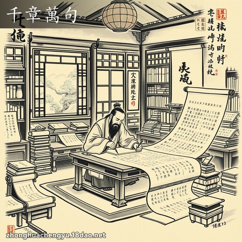 千章萬句 配图