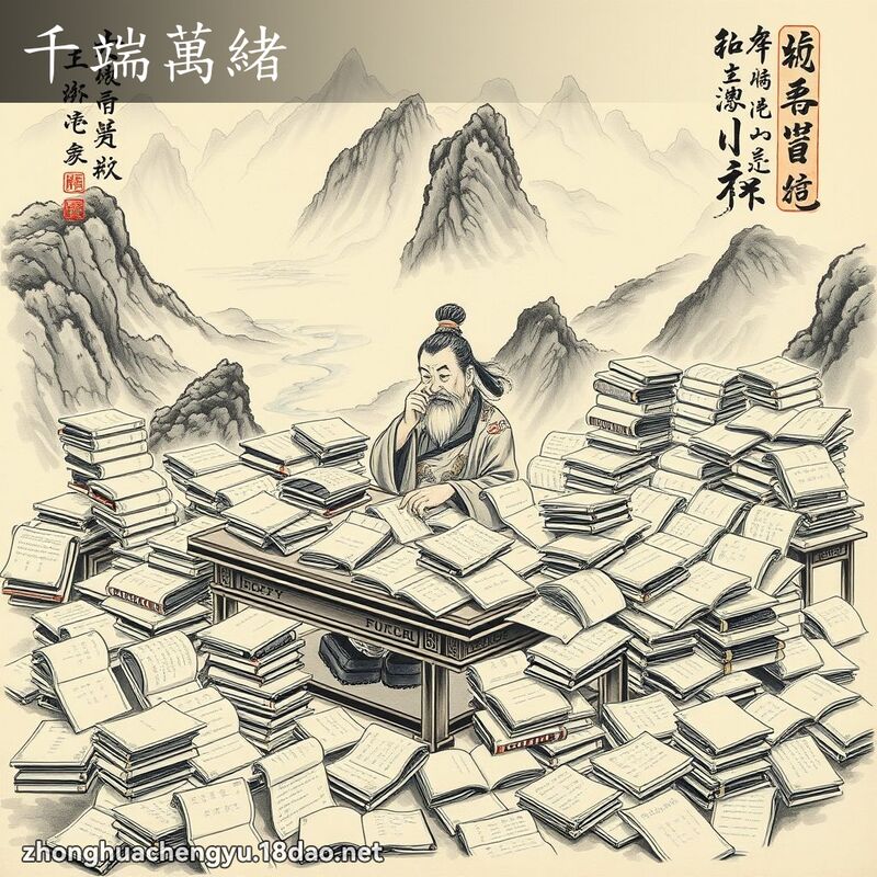 千端萬緒 配图