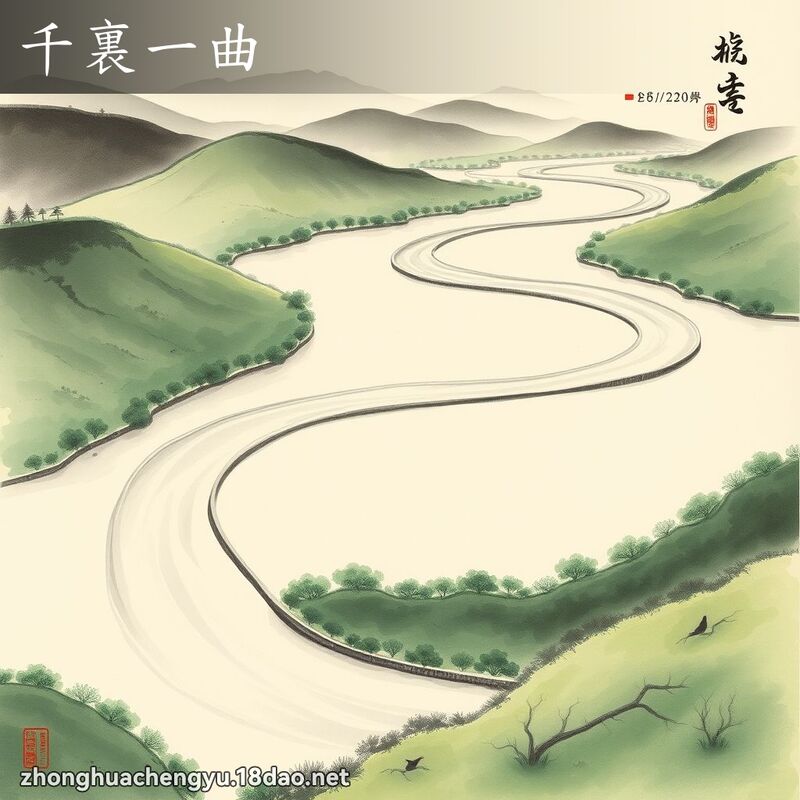 千裏一曲 配图