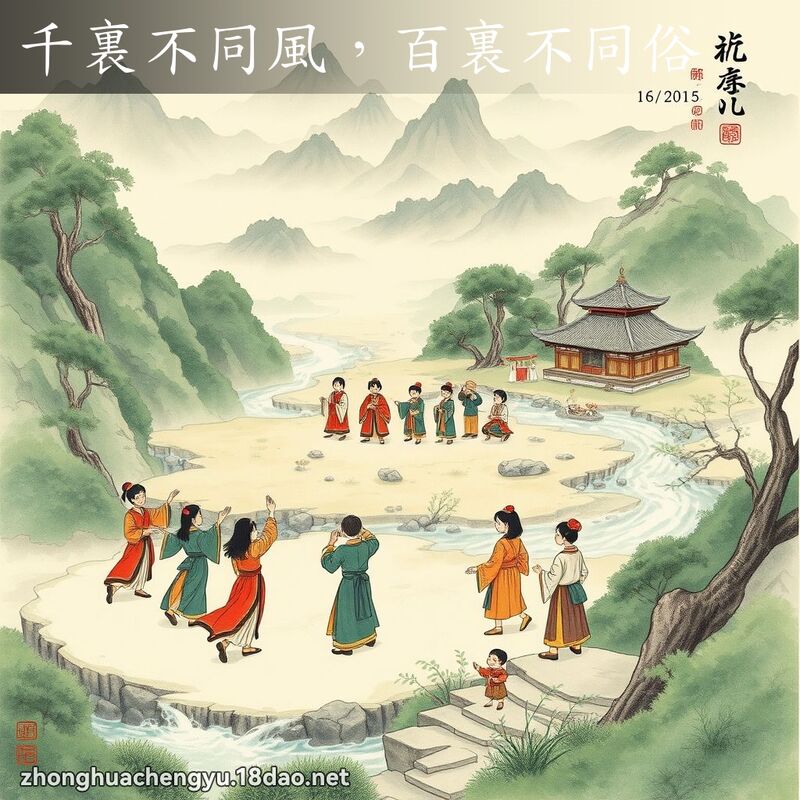 千裏不同風,百裏不同俗 配图