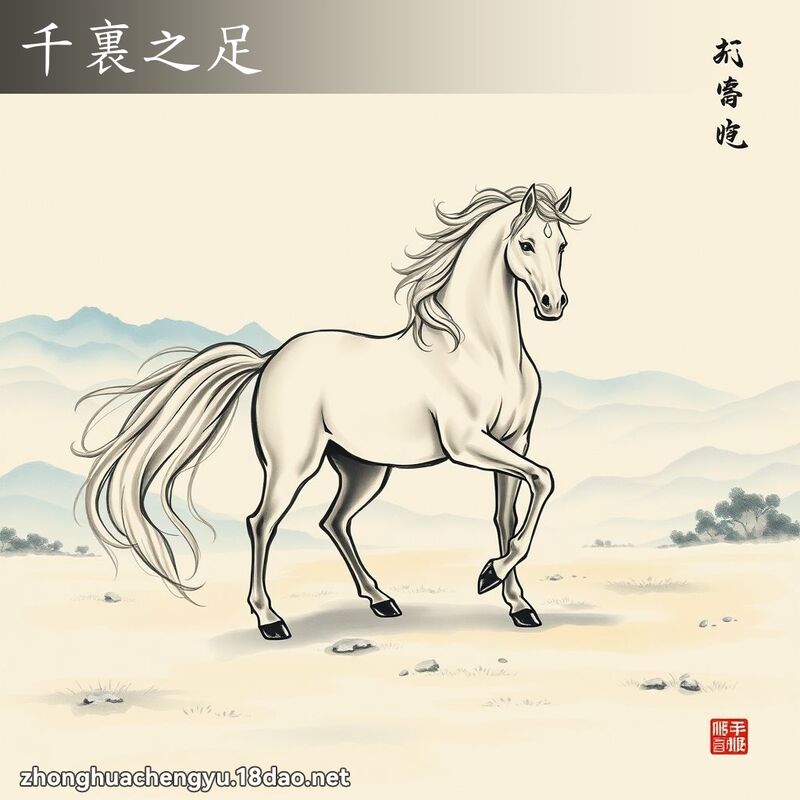千裏之足 配图
