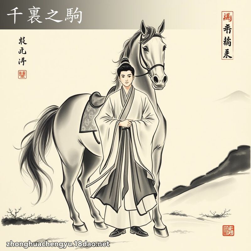 千裏之駒 配图