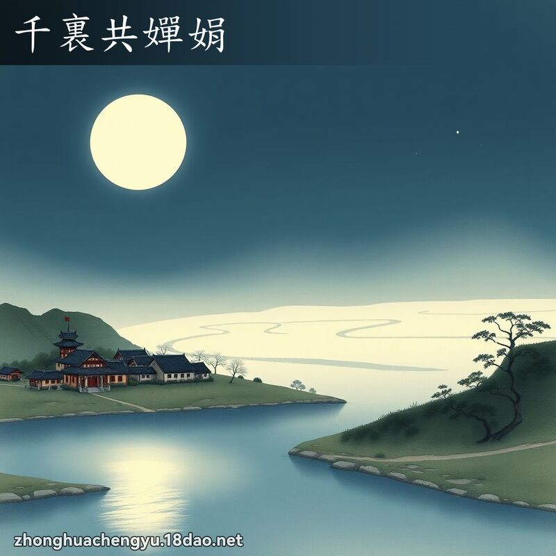 千裏共嬋娟 配图