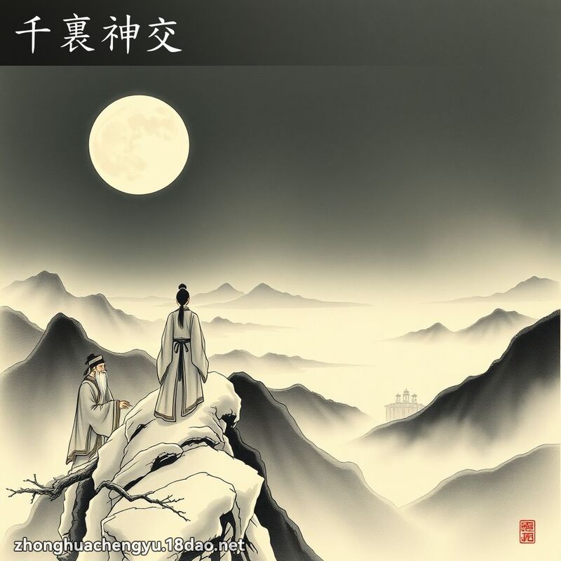 千裏神交 配图