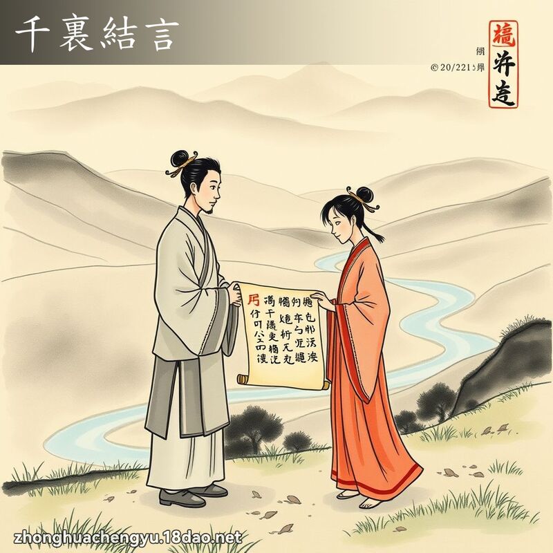 千裏結言 配图