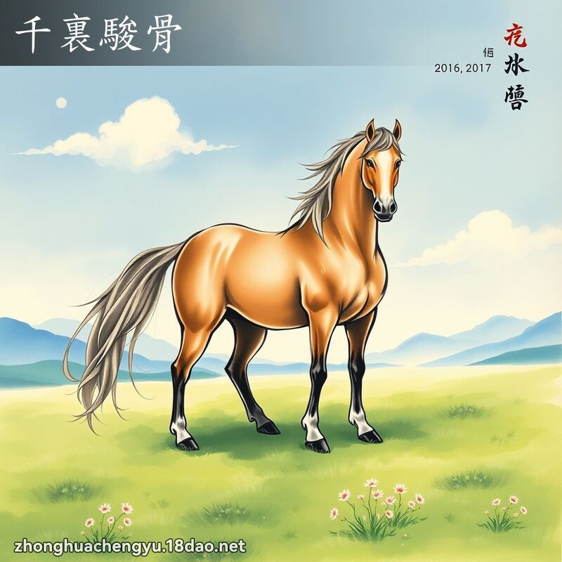 千裏駿骨 配图