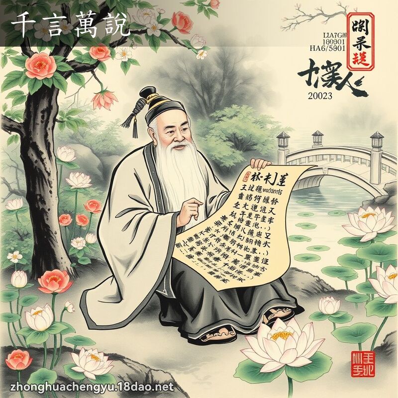 千言萬說 配图