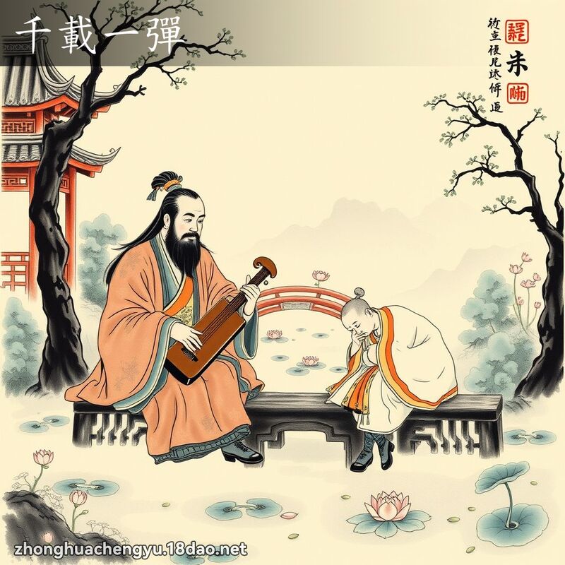 千載一彈 - 中華成語配圖