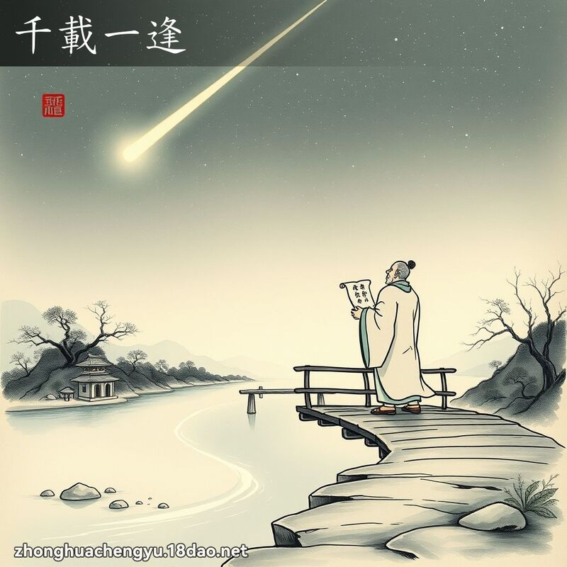 千載一逢 配图