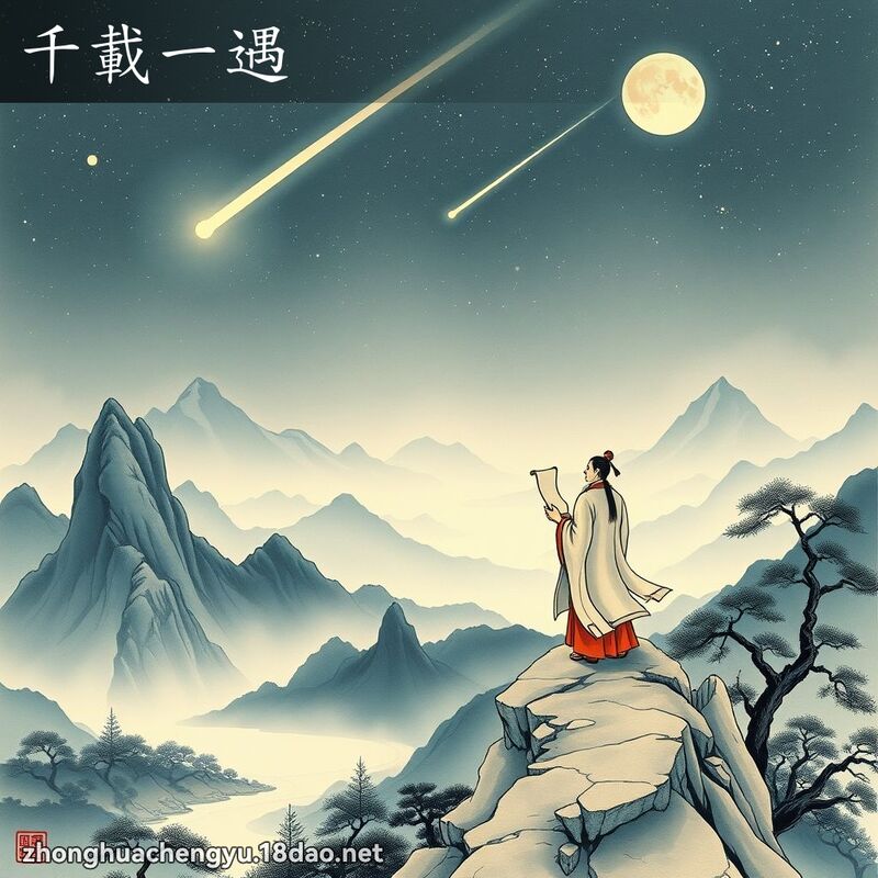 千載一遇 配图