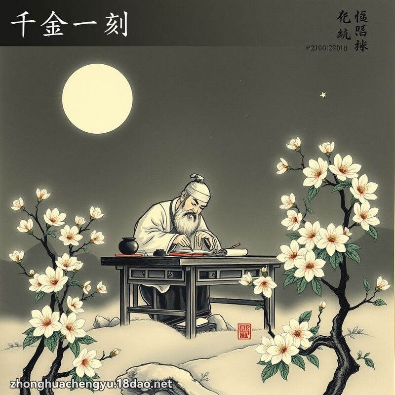 千金一刻 - 中華成語配圖