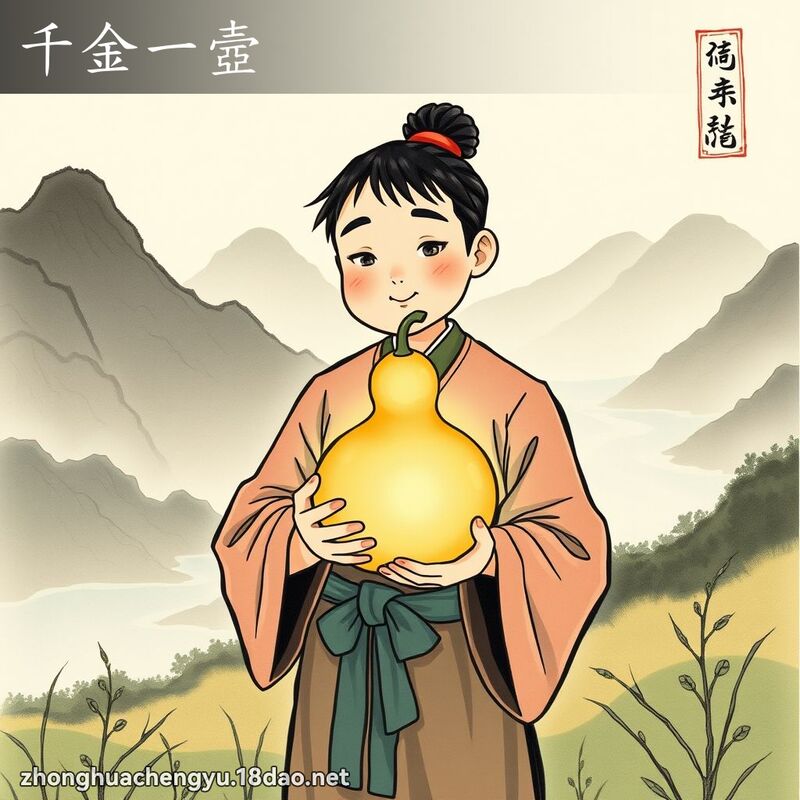 千金一壼 - 中华成语配图