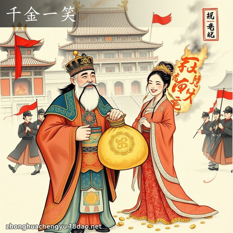 千金一笑 配图